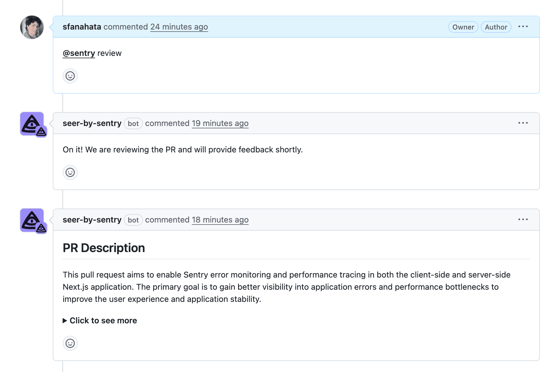 Sentry Prevent AI Overview